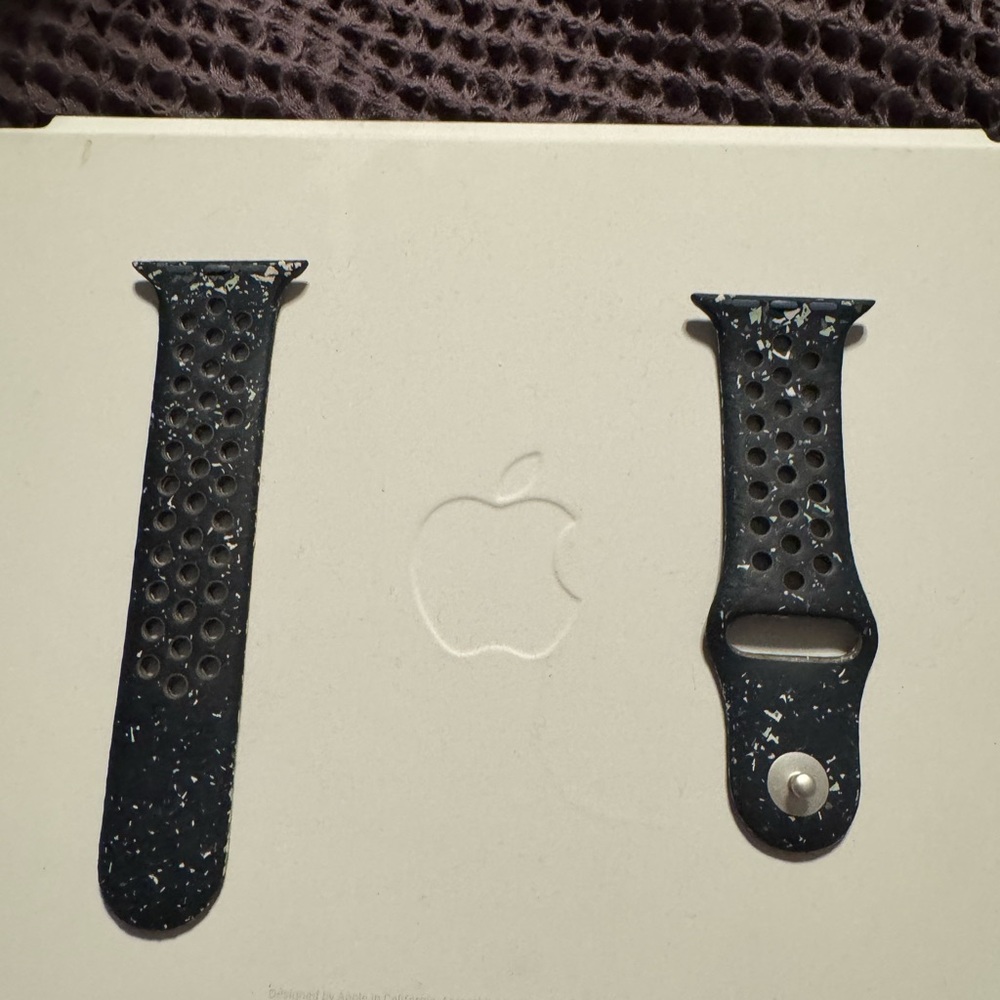 Apple Black Speckled Watch Band